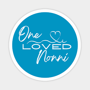 Nonni Themed One Loved Nonni Magnet